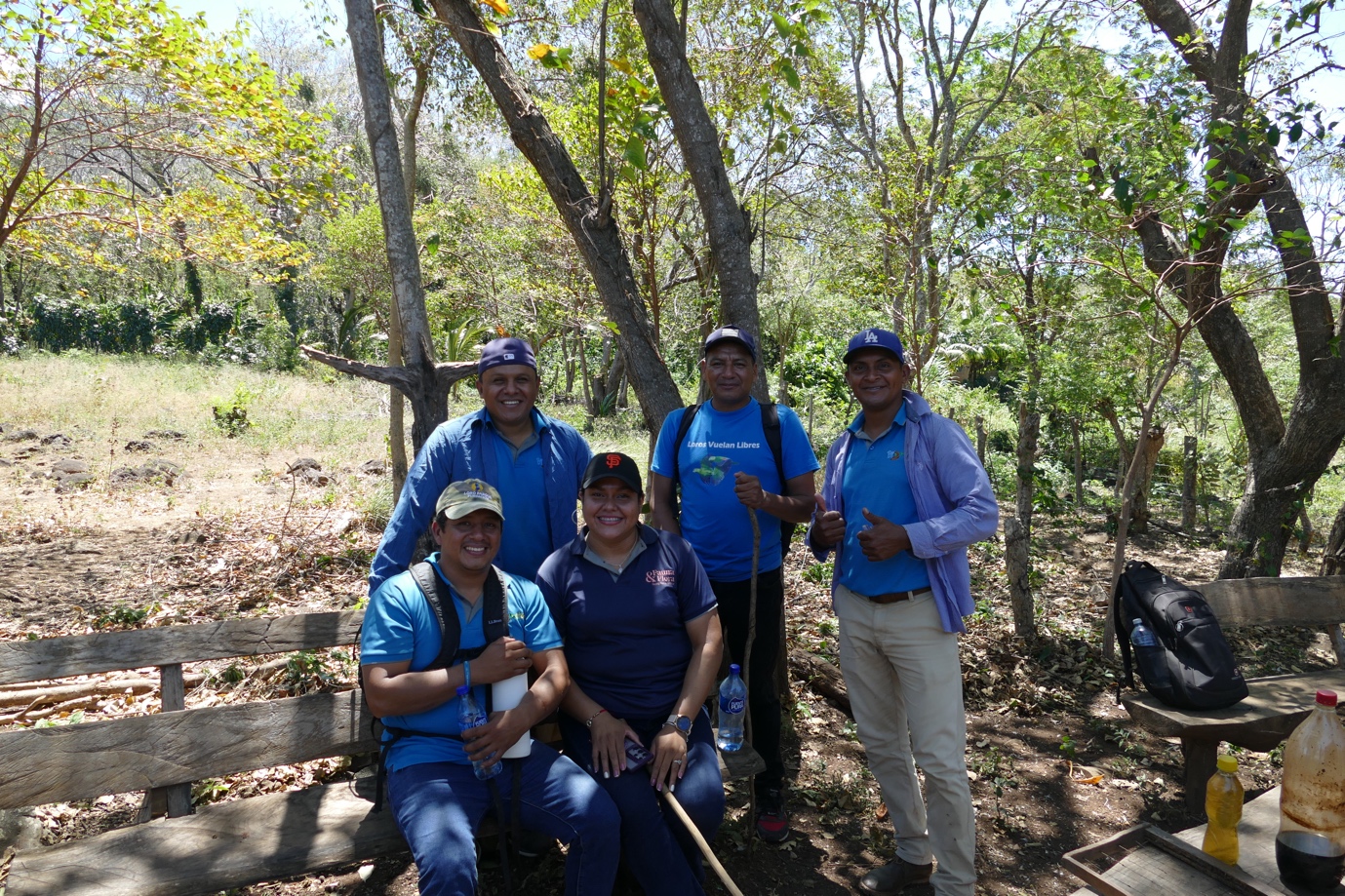 Biometepe's yellow-naped amazon parrot conservation team on Ometepe Island