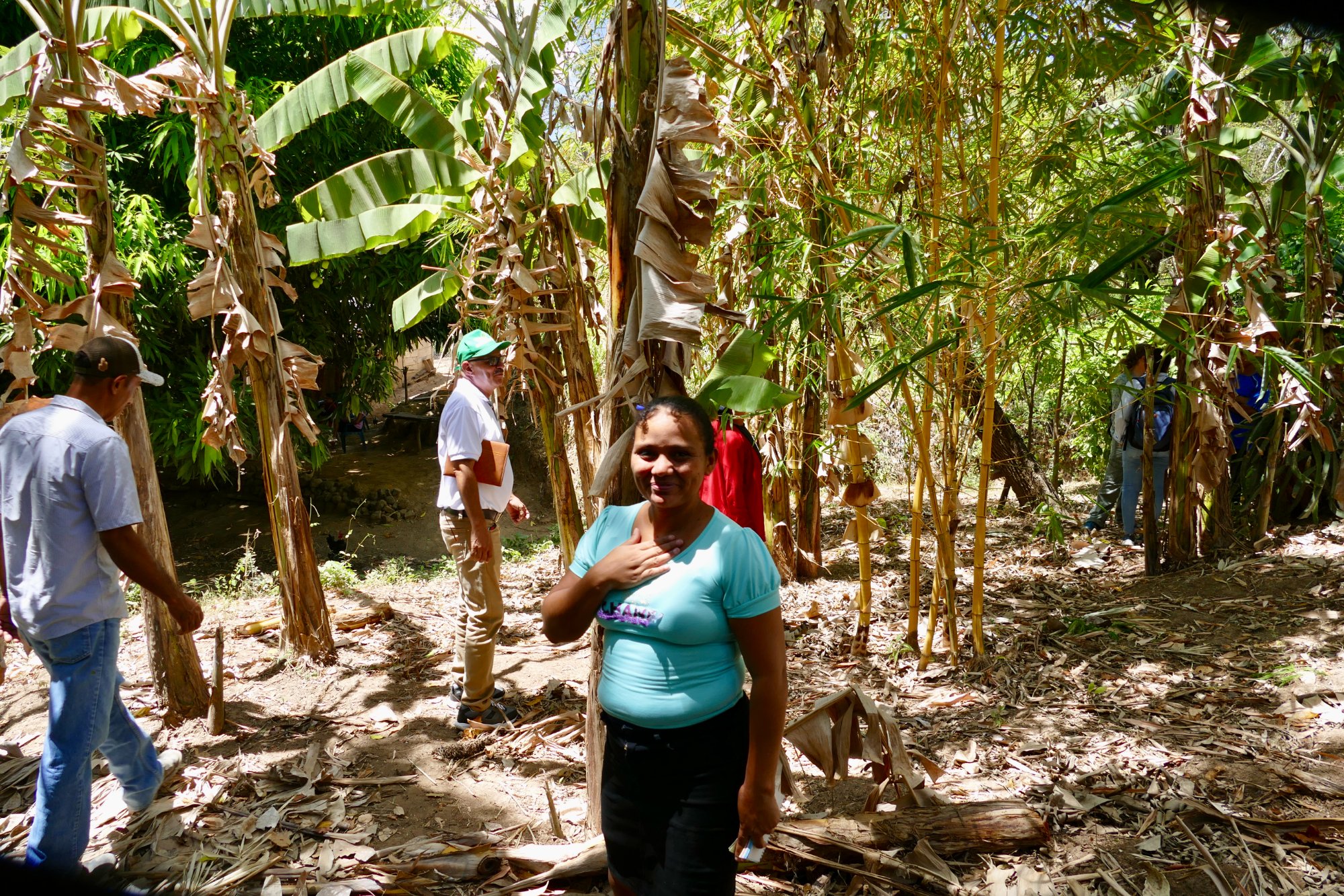 Marcia on her agroforestry farm in La Camaroncita, Nicaragua